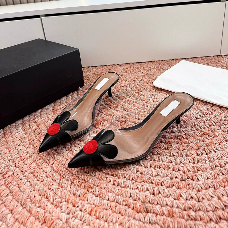 Casual Sandal Leather - Sandales décontractées à talons hauts pour