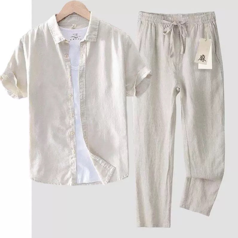 Linen Shirt Breathable - Chemise en pur lin et coton