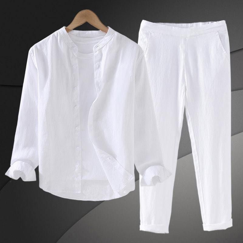 Linen Shirt Breathable - Chemise à manches longues pour homme