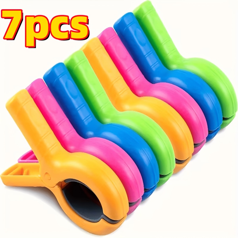 Beach Towel Large - Lot de 7 pinces extra larges