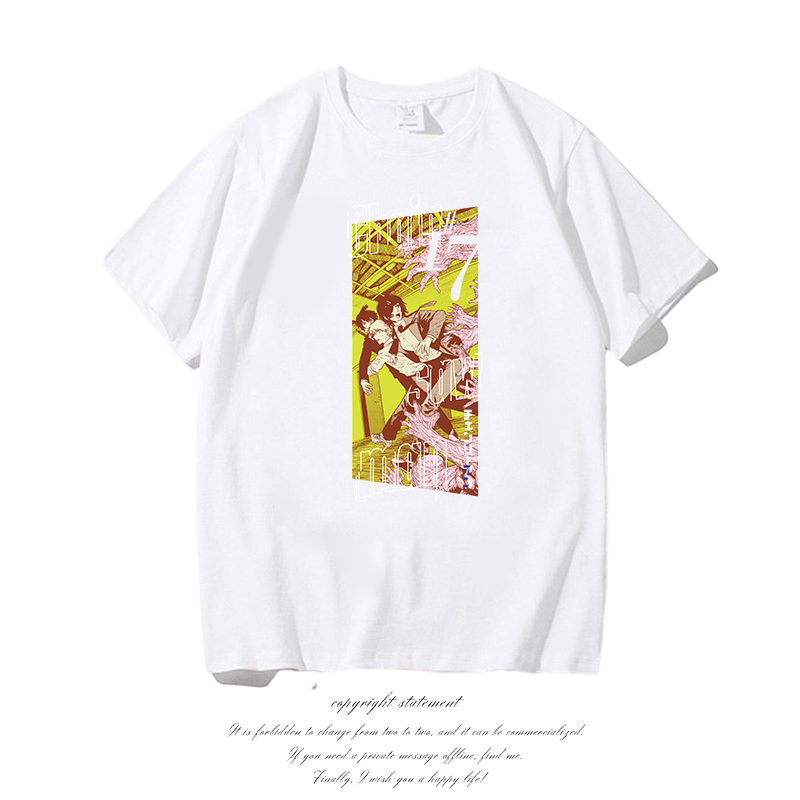 Chainsaw Man Power T-shirt gra - Tee Graphic Print avis et prix