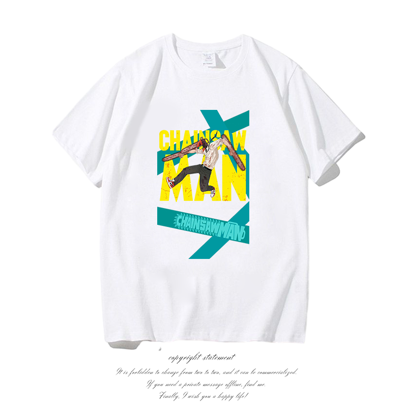 Chainsaw Man Power T-shirt gra - Tee Graphic Print avis et prix