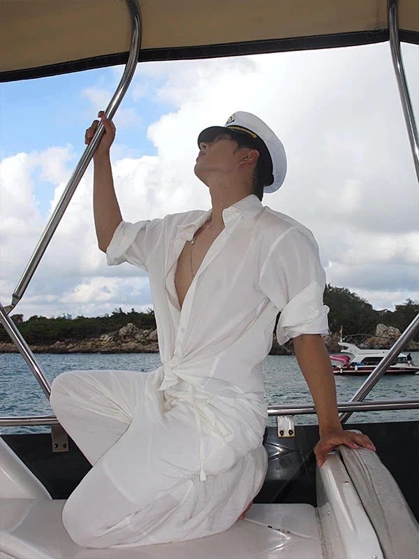 Ensemble décontracté en coton  - Linen Shirt Breathable avis et prix