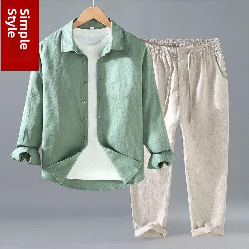 T-shirt en lin ample à manches - Linen Shirt Breathable avis et prix