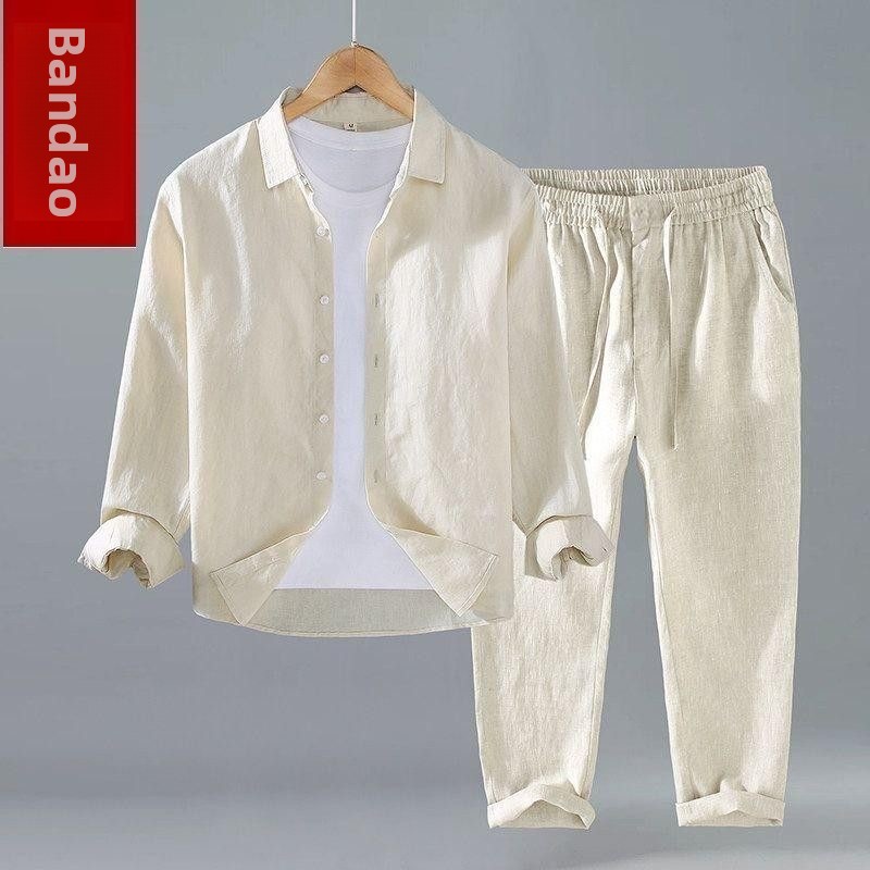 T-shirt en lin ample à manches - Linen Shirt Breathable avis et prix