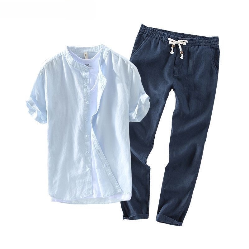 Ensemble chemise et t-shirt dé - Linen Shirt Breathable avis et prix