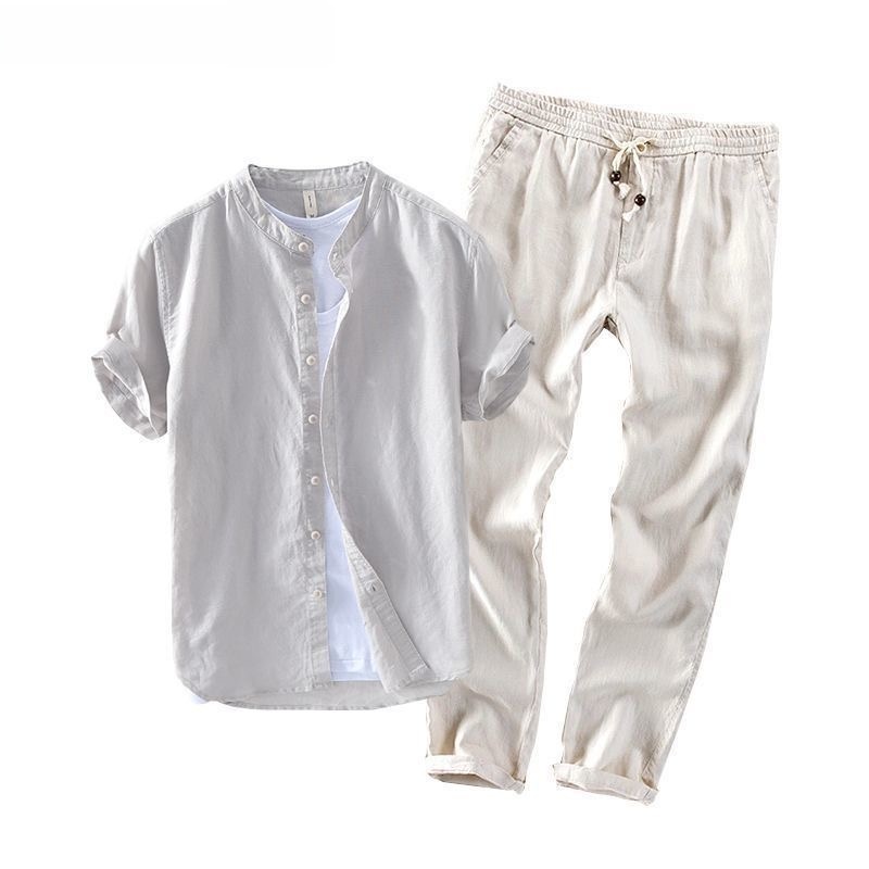 Ensemble chemise et t-shirt dé - Linen Shirt Breathable avis et prix