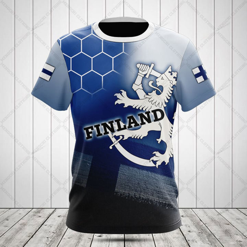 T-shirts graphiques drapeau fi - Tee Graphic Print avis et prix