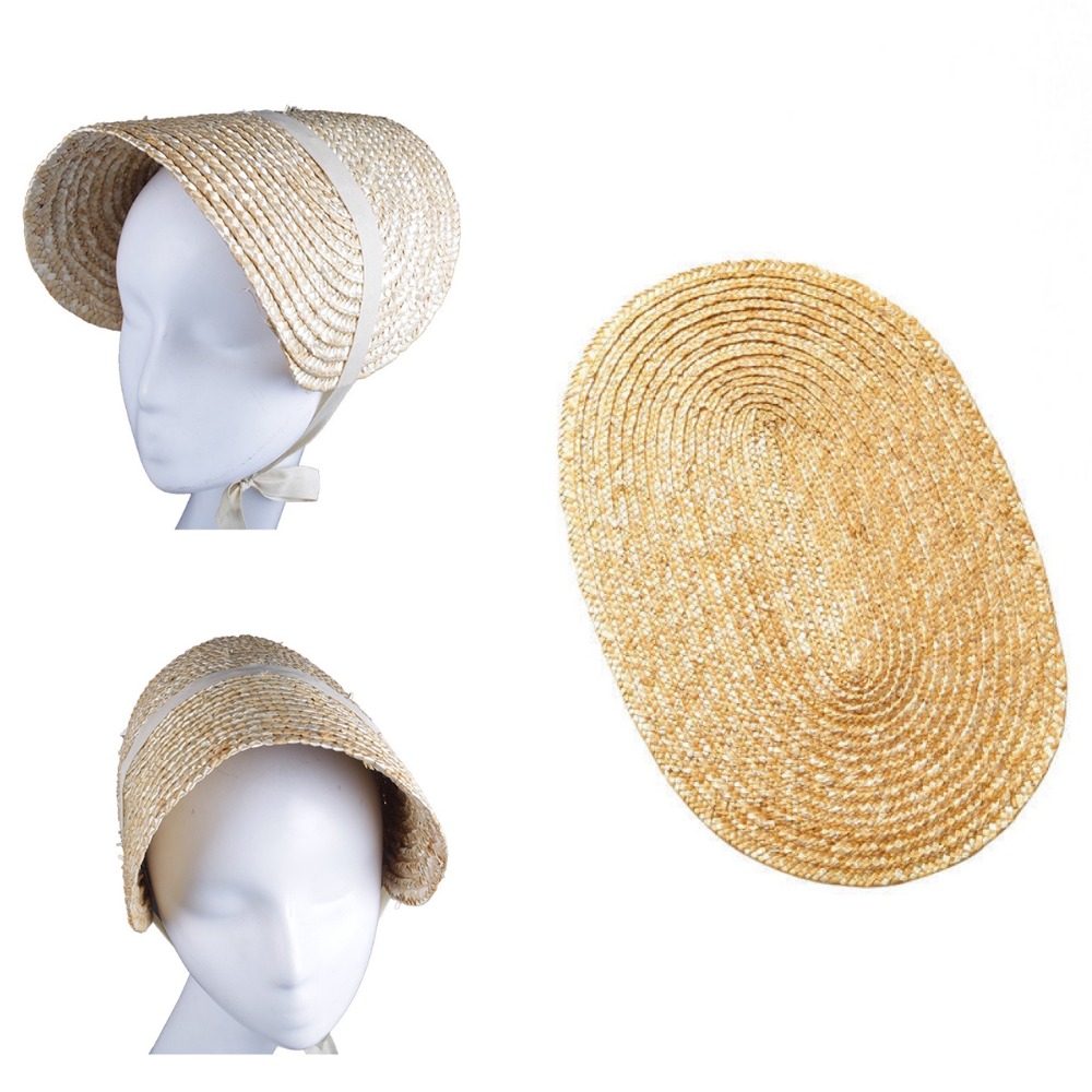 Chapeau de paille Lolita style - Bucket Hat Straw avis et prix