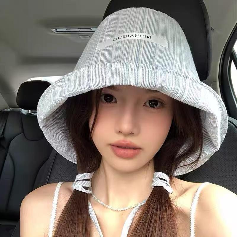 Chapeau Bob Femme Rayé Style J - Bucket Hat Straw avis et prix