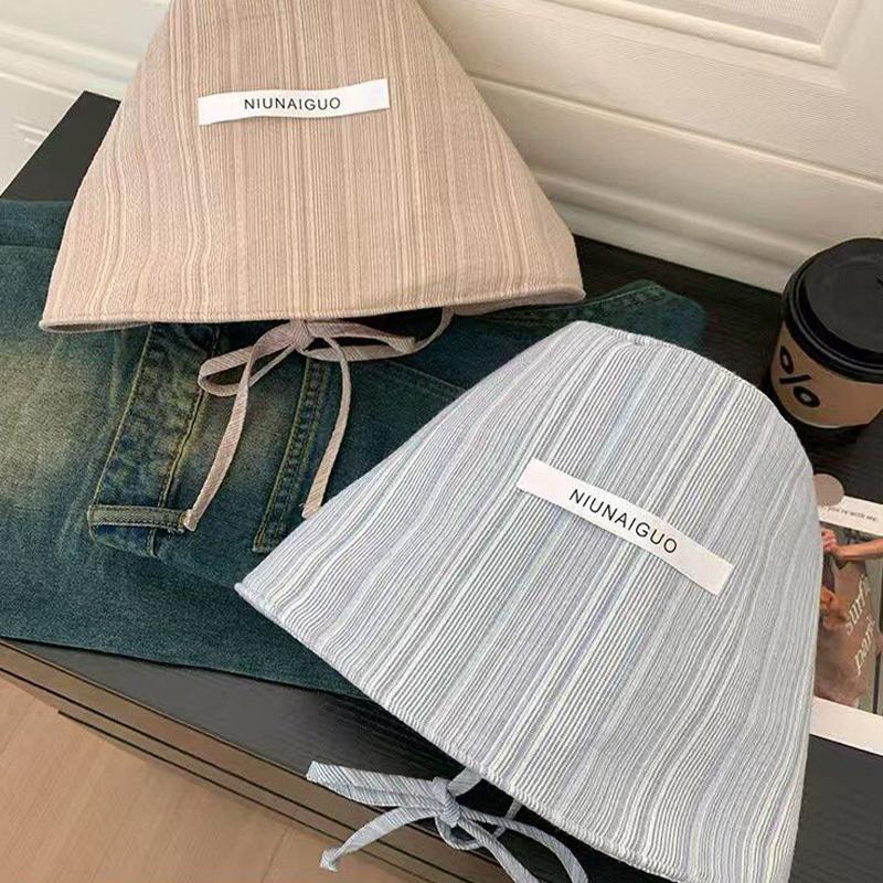 Chapeau Bob Femme Rayé Style J - Bucket Hat Straw avis et prix