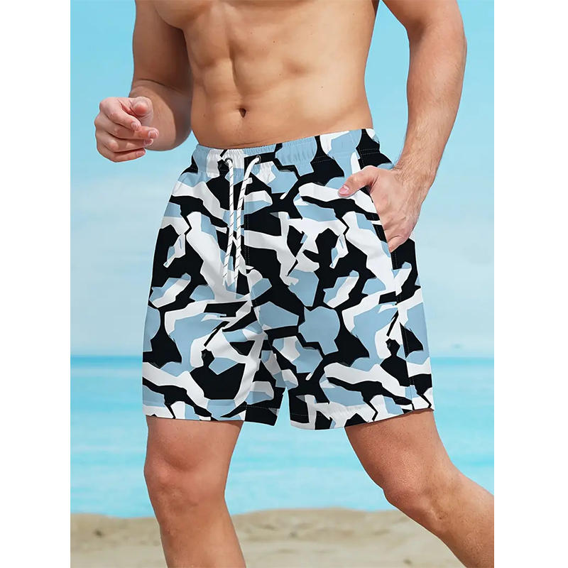 Short de plage imprimé 3D camo - Trunks Board Surf avis et prix